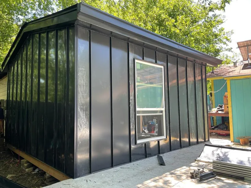 Black standing seam metal wall panels for Roof Inspection in Buena Vista