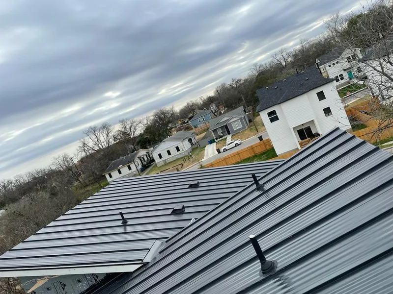Standing seam metal roof panels with vents for Skylight Repair in Buena Vista